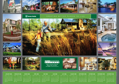 James Hardie Calendar