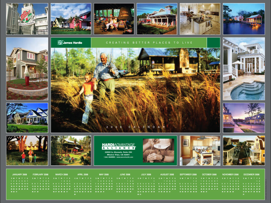 James Hardie Calendar