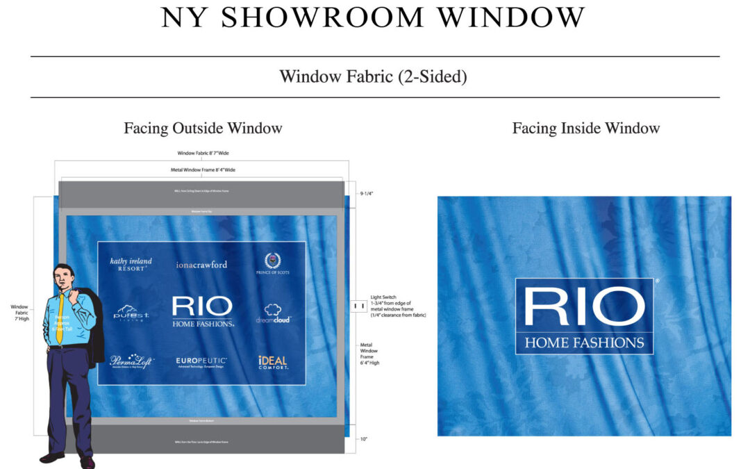 Rio Home Fashions Showroom Window