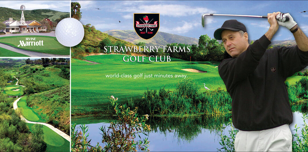 Strawberry Farms Golf Postcard